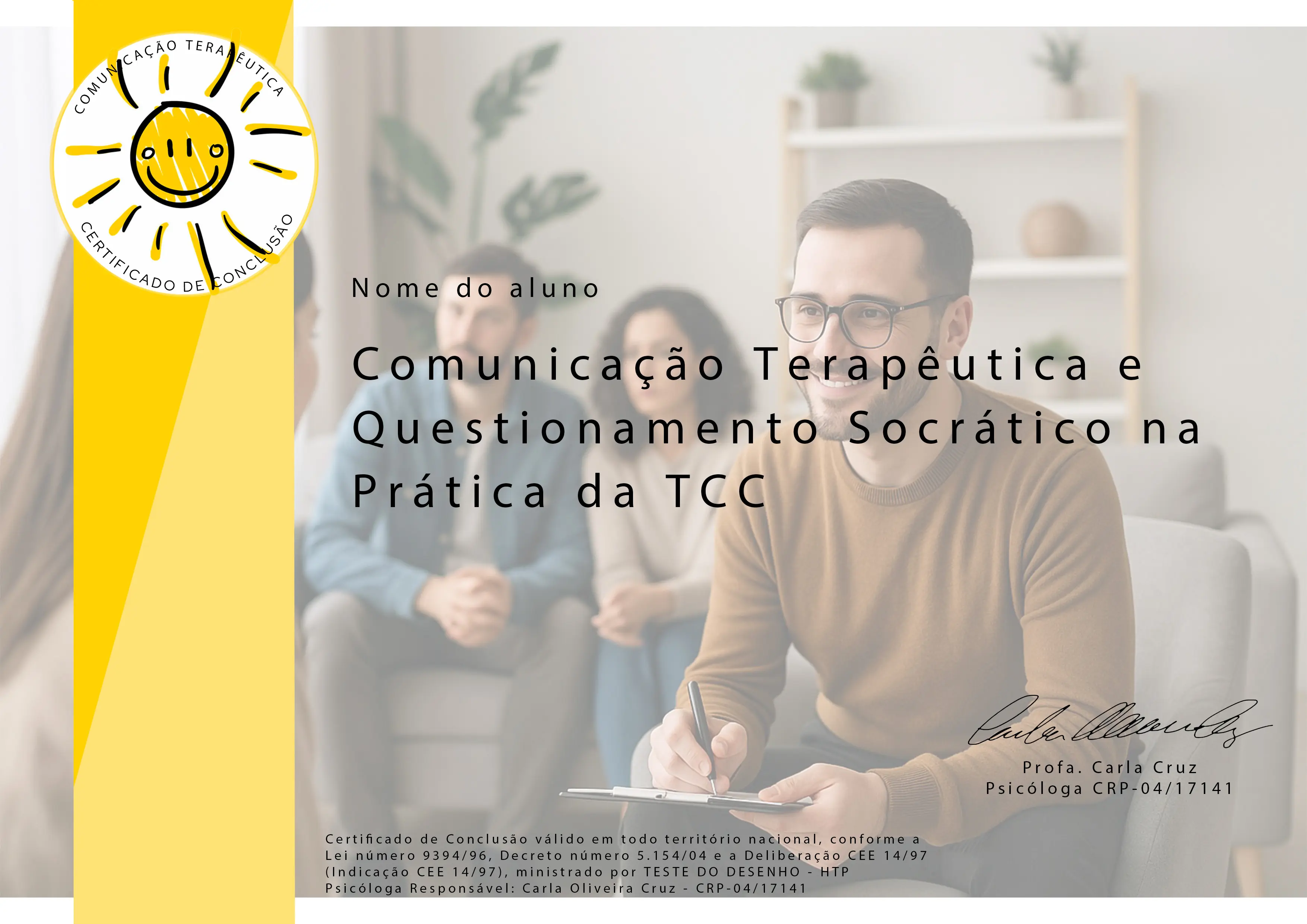 Imagem do certificado